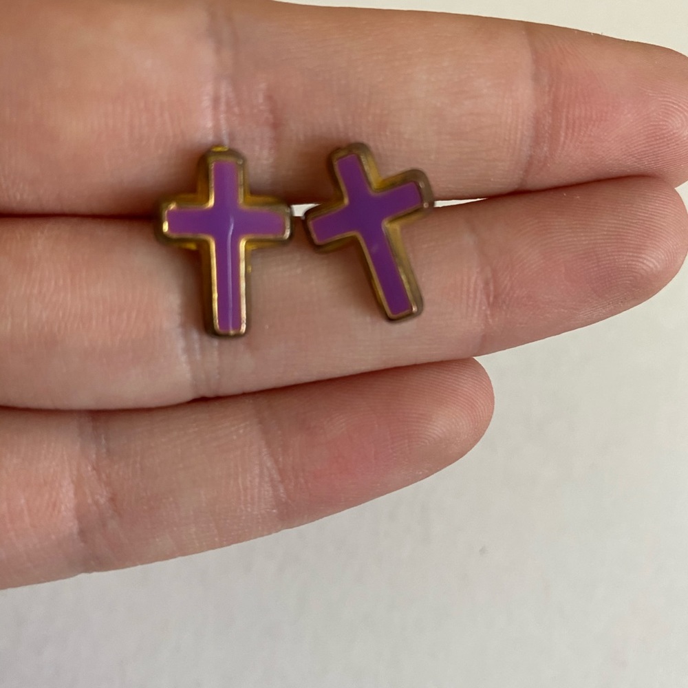cross earrings